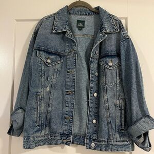 Wild Fable Oversized Light Blue Denim Jacket